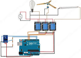 Home Automation System Using Arduino And Esp8266 Circuit Diagram Arduino Home Automation Home Automation System Smart Home Automation