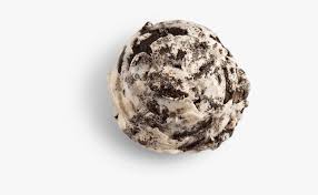 Oreo Cookies And Cream Ice Cream Scooped Cookies N Cream Ball Hd Png Download Kindpng