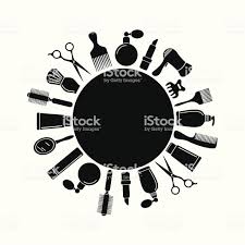Black Hair Salon Symbol Logo Salon De Belleza Peluqueria Logotipo Tarjetas De Negocio Peluqueria