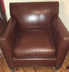 Maybe you would like to learn more about one of these? Crate Barrel Brown Leather Arm Chair Sweet Bloomington Moving Sale K Bid