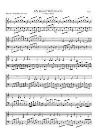The power of love (en español) all by my self (en español) the power of love. Partitura Titanic My Heart Will Go On Piano