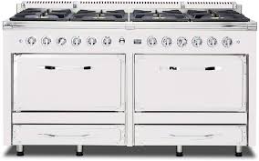 Maybe you would like to learn more about one of these? Viking Tvdr6608baw 66 Inch Dual Fuel Range With Eight High Performance Burners Double Oven And Eight Oven Functions Antique White