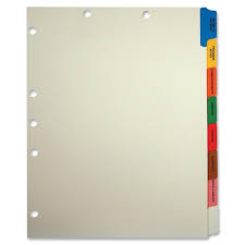 Tabbies 8 Side Tab Medical Chart Index Set 8 Tab S 9 Divider Width X 11 Divider Length Manila Tab S 40 Box