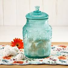 Cookie Sugar Candy Snack Pioneer Woman Cobalt Blue Large Multi Storage Jar New Kitchen Dining Bar Wandegar Home Garden High to low newest arrivals.