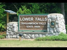 Bordering on lake superior, most of the park is located within whitefish township in chippewa county. Camping At Tahquamenon Falls State Park Michigan Youtube