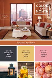 Heat Wave Is The Clark Kensington Color Of The Month This Paint Color Matches Perfectly With Any Home Decor Matching Paint Colors Color Ace Hardware