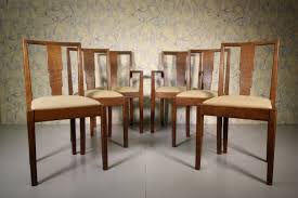 Rare Set Of Six 1920 S Iconic Dining Chairs By Gordon Russell Dining Chairs Oak Dining Chairs Dining