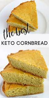 This Lovely Keto Cornbread Recipe Resembles The Flavor And Texture Of Traditional Cornbread But With Keto Cornbread Recipe Corn Bread Recipe Keto Recipes Easy