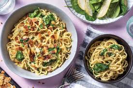 Easy Bacon Carbonara Cook Now Recipe Hellofresh Recipe In 2020 Easy Bacon Bacon Recipes Cooking