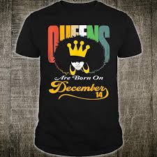 Official Vintage Retro Queens Are Born On December 14 Birthday Shirt Hoodie Tank Top And Sweater