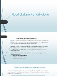 Elemen kbat dalam kokurikulum 2014. Kbat Dalam Kokurikulum