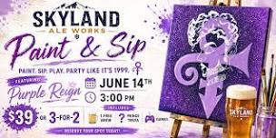 Prince, Brushes, & Brews Paint & Sip w/LiaNardo