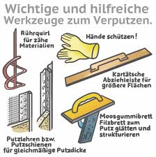 Die mittlere putzdicke muss außen 20 mm und innen 10 mm betragen. Der Grundputz Wande Richtig Vorbereiten