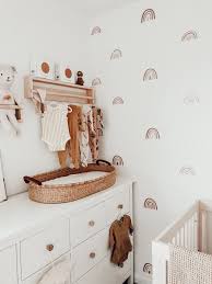 Nursery Update 02 Rainbow Decals Basic Babe By Lauren Sheriff Rainbow Nursery Decor Ikea Baby Room Baby Nursery Rainbow