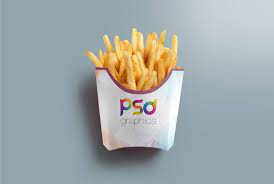 Download French Fries Packaging Mockup Psd Graphics