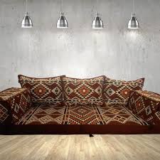 Add An Element And Mystic To Your Home With This Unique Kilim Patterned Floor Sofa Floor Couch Floor Sofa Couch Couch Cushions Floor Couch
