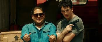 After david's girlfriend gets pregnant he decides to join. Jonah Hill And Miles Teller In War Dogs 2016 War Dogs Dog Movies Miles Teller