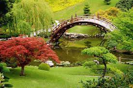 Magic Garden Most Beautiful Gardens Garden Bridge Design Japanese Garden Landscape
