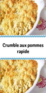 Crumble Aux Pommes Rapide Recette Crumble Pomme Recettes De Cuisine Biscuits Dietetiques