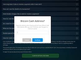 Bitcoin cash is its own cryptocurrency, and the main difference between it and bitcoin is the block sizes were increased to help with making transactions smoother. How To Claim Bitcoin Cash Using Exodus Private Key How Can I Get Free Bitcoins Prabharani Public School