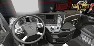 Mercedes Actros Mp4 Lux Interior By Gile004 Ets2 Mods Euro Truck Simulator 2 Mods Ets2 Trucks Maps