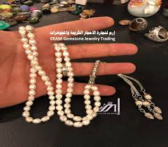 مسابح لؤلؤ ابيض طبيعي 100 Gemstones Beaded Bracelets Jewelry