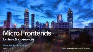 Micro Frontends for Java Microservices