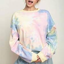 How to tie dye sweatshirt pastel. Pastel Tie Dye Sweatshirt Women Long Sleeve Pullover Sweatshirts Female Casual Tie Dye Crewneck Sweatshirt Hoodies Sweatshirts Aliexpress