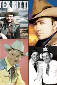 Tex Ritter. (1905-1974) Texan. Made 40 'singing cowboy' movies and many  country albums. Huge star in his time.