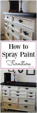 How to spray paint cabinets like the pros. How To Spray Paint Furniture Classy Clutter