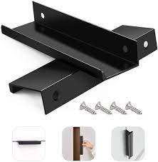 Maybe you would like to learn more about one of these? Derbway Hidden Cabinet Handles 4 Pcs Invisible Handles Cupboard Pull Wardrobe Door Pulls Black 120mm Amazon Co Uk Diy Tools