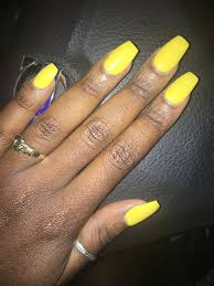 Coffin nails are not that scary after all! Hello Kitty Yellow Coffin Shaped Nails Coffin Shape Nails Nail Shape Nails