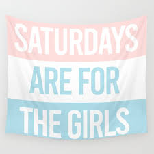 Touch device users, explore by touch or with swipe gestures. Saturdays Are For The Girls Pastel Aesthetic Wall Tapestry By Histrionicole Society6
