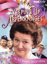 Keeping Up Appearances Collections* **🎁  https://www.facebook.com/groups/425561238239326/posts/1542186183243487  **The Full Bouquet **Collection consists of all five seasons of the series,  a disc of the four Christmas specials, and a DVD of the clip