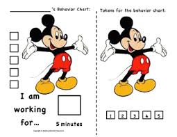 Mickey Mouse Behavior Chart
