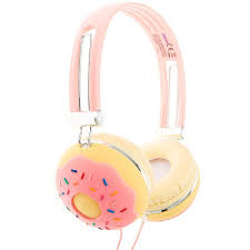 Sprinkle Donut Headphones 30 Pab Liked On Polyvore Featuring Accessories And Tech Accessories Cute Headphones Stylish Headphone Kids Headphones