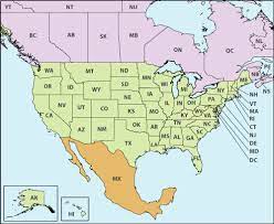 Border in the provinces of both alberta and saskatchewan lie on the 49th parallel north. Canada And Usa Border Map Canada Map