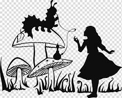 Alice S Adventures In Wonderland Caterpillar Cheshire Cat White Rabbit Alice In Wonderland Cartoon Alice In Wonderland Silhouette Alice In Wonderland Clipart