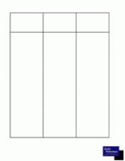 Chart Three Column Teachervision