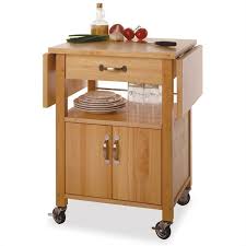 winsome butcher block kitchen cart with