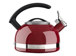 5 buy kitchenaid tea kettle online. Kitchenaid 2 0 Quart Kettle With C Handle And Trim Band Empire Red Kten20cber Walmart Com Walmart Com