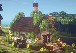We're taking a look at some cool minecraft house ideas for your next build! Sunflower Cottage My House In My Cottagecore Village Minecraftbuilds