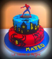 Torta Spiderman La Cucina Di Regine Torta Spiderman Torte Torte Supereroi
