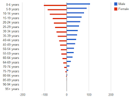 Creating A Population Pyramid With The Google Chart Tools