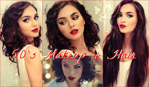 Curly hairstyles are always a cute vintage inspiration, for long hair. How To Do 50 S Style Hair And Makeup Saubhaya Makeup