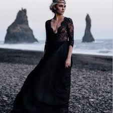New Black Gothic Wedding Dresses Top Lace Miss Zhu Bridal Black Lace Wedding Dress Black Wedding Dresses Gothic Wedding Dress