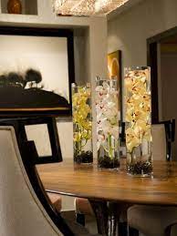 Pin By Fadya Fikry On Home Accessories Dining Room Centerpiece Dining Room Table Centerpieces Dining Table Decor