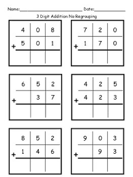 I use them with my class and it is so nice to have a quick assessment of whatever skill my students are working on. 3 Digit Addition Without Regrouping Pdf Novocom Top