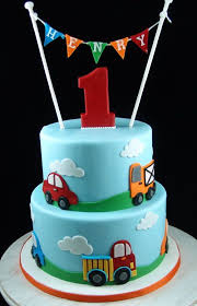 Cars Themed Birthday Cake First Birthday Cake With Cars Theme Twin Birthday Cakes Boy Birthday Cake Truck Birthday Cakes