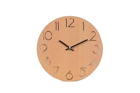 Lushome shares a collection of. 12 Quot Creative Wall Clock European Wood Watch Modern Design Home Decor Silent Brown Matt Blatt